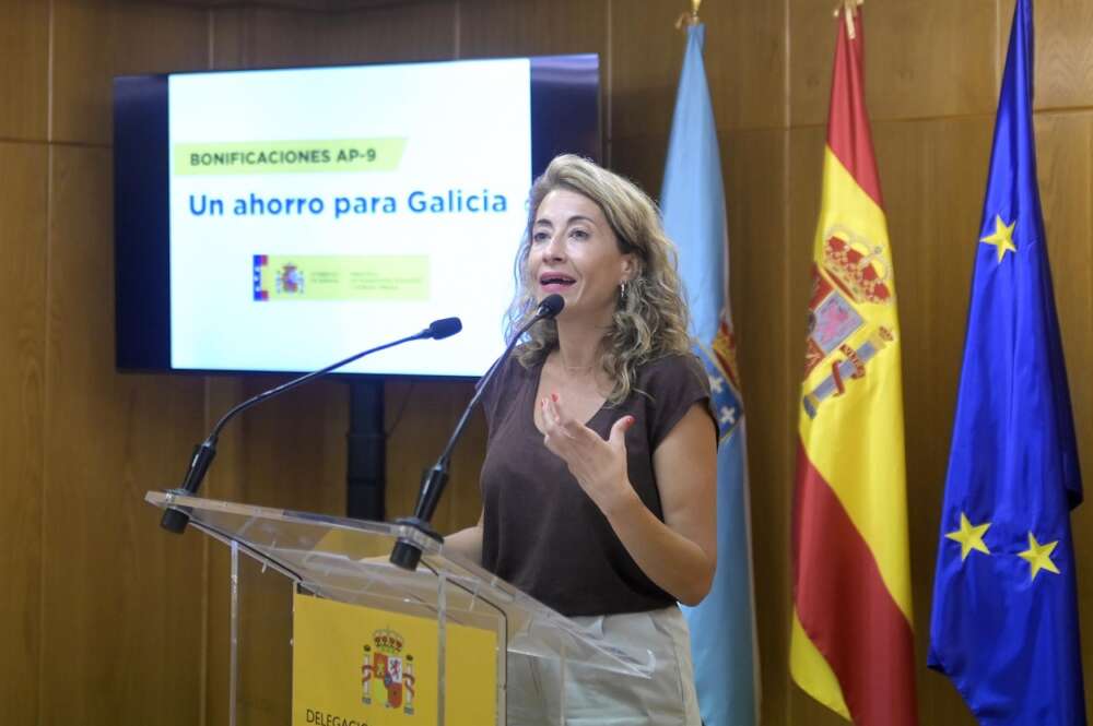 La ministra de Transportes, Raquel Sánchez. Foto: Europa Press