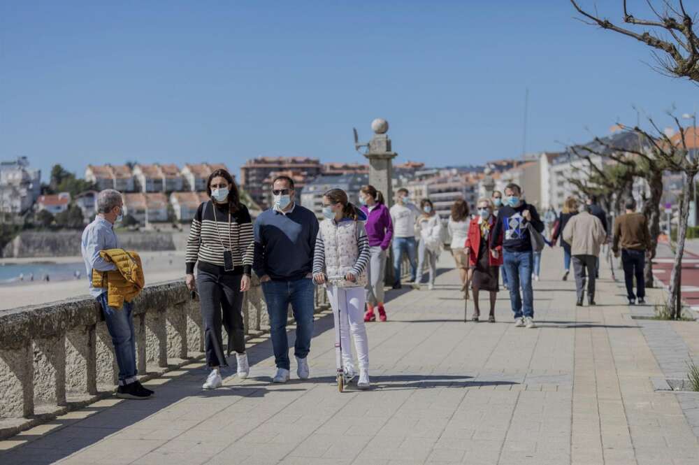La quinta ola acelera los contagios en Galicia a pesar del avance de la inmunización. Foto: Europa Press