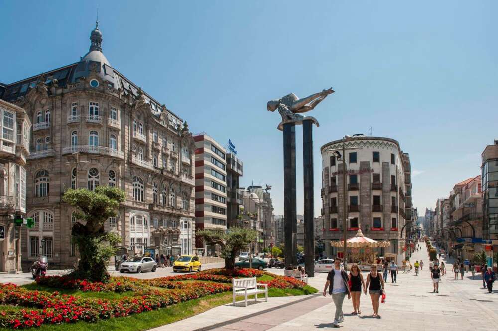 Porta do Sol en la ciudad de Vigo / Vigo Turismo