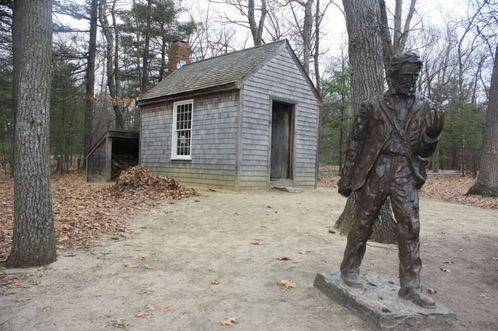 Réplica de la cabaña de Henry David Thoreau en Walden Pond