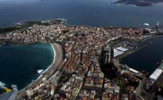 Vista aérea de la ciudad de A Coruña. EFE/Cabalar
