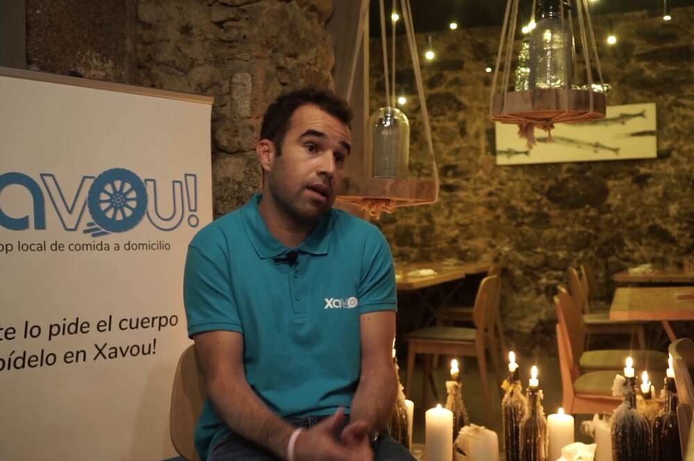 Diego Queiro, responsable de Xavou! explica en Galicia en Primera Persona las características diferenciales de su plataforma de delivery