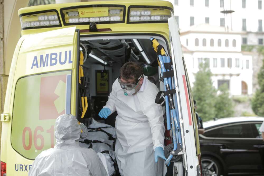 Imagen de archivo de una ambulancia.