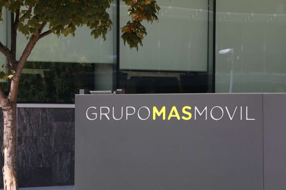 Archivo - Fachada de la empresa Grupo Mas Movil ubicada en Madrid - Marta Fernández - Europa Press - Archivo