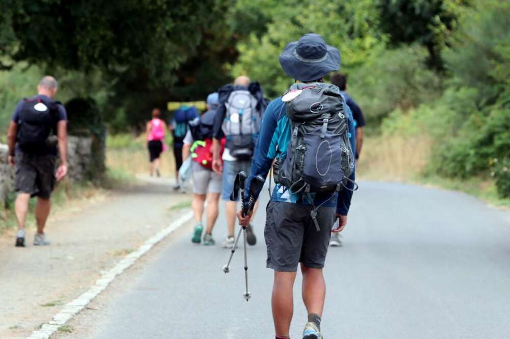 Peregrinos camino de Santiago / Xunta