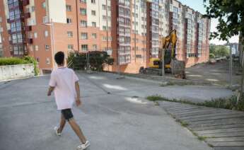 Obras del corredor verde de Novo Mesoiro en A Coruña