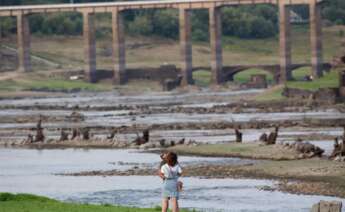 El embalse de Belesar, a 22 de agosto de 2021, en Lugo - Carlos Castro - Europa Press