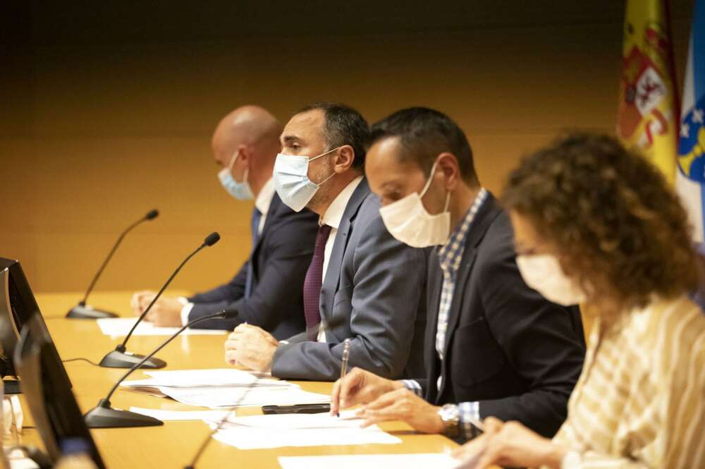 Rueda de prensa posterior a la reunión del comité clínico que asesora a la Xunta en la pandemia de Covid-19. - ANA VARELA