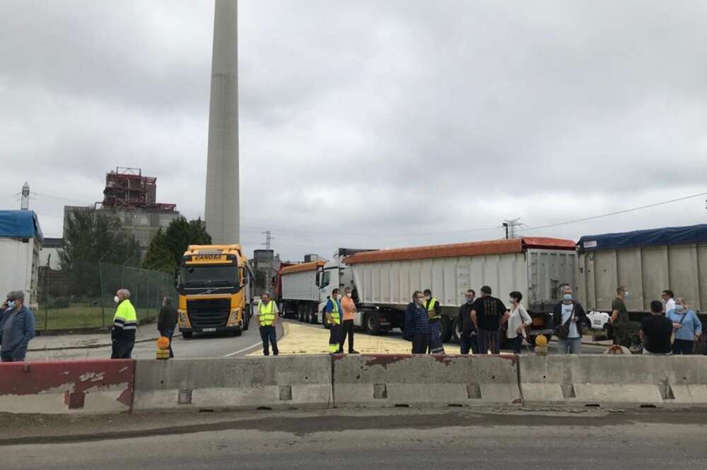 Protesta en As Pontes