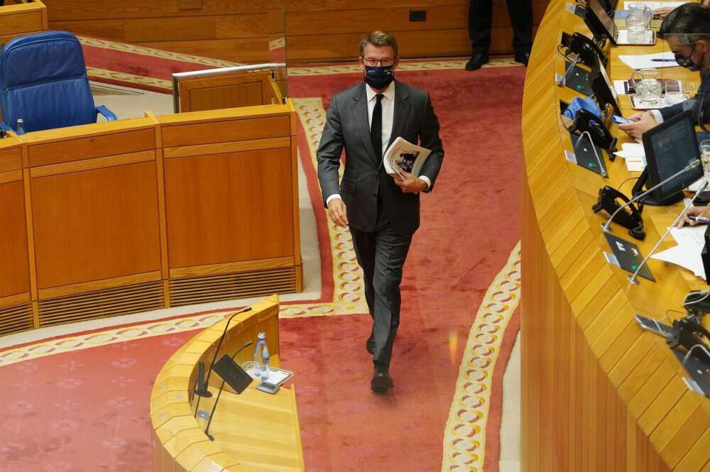 Alberto Núñez Feijóo en el Estado del Debate de la Autonomía. Foto: Europa Press