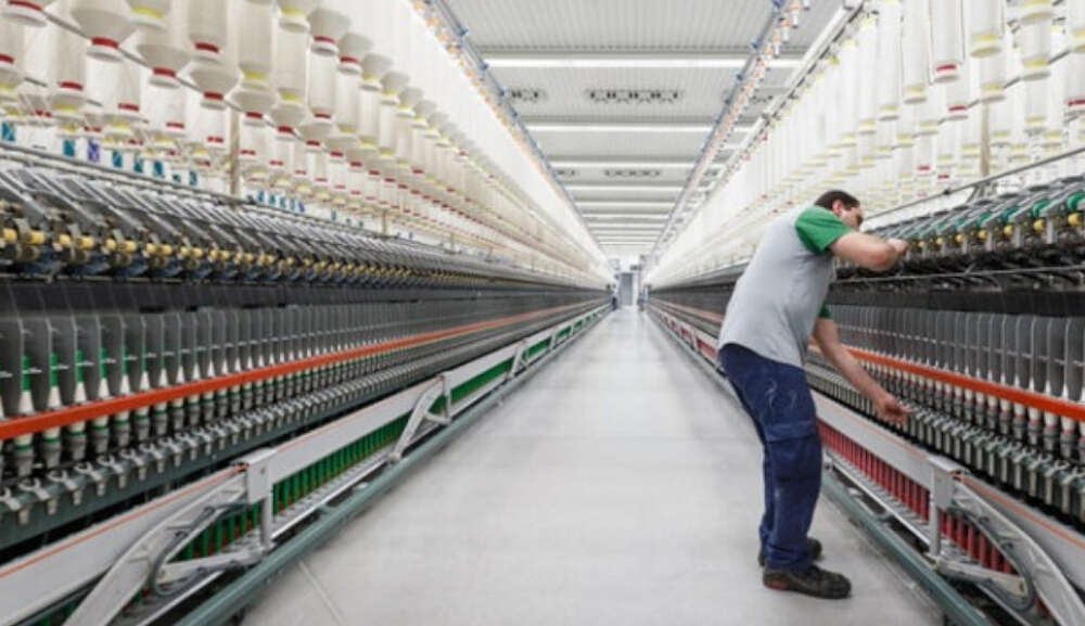 Fábrica textil en Portugal