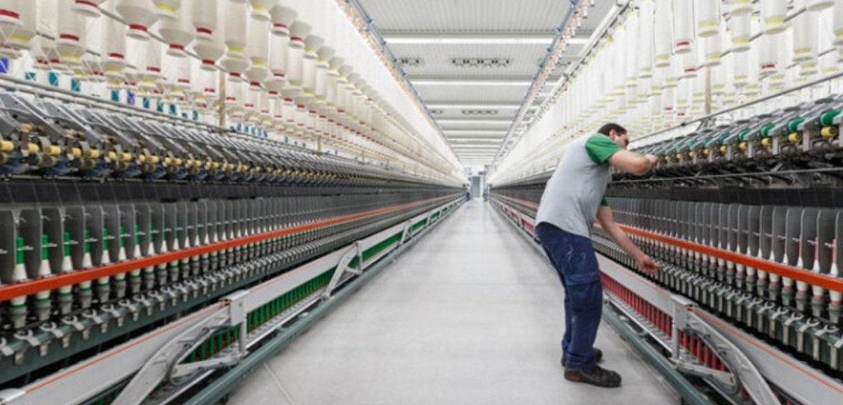 Fábrica textil en Portugal