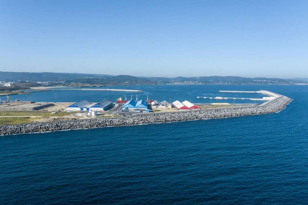 Imagen del puerto exterior de Punta Langosteira. Foto: Autoridad Portuaria