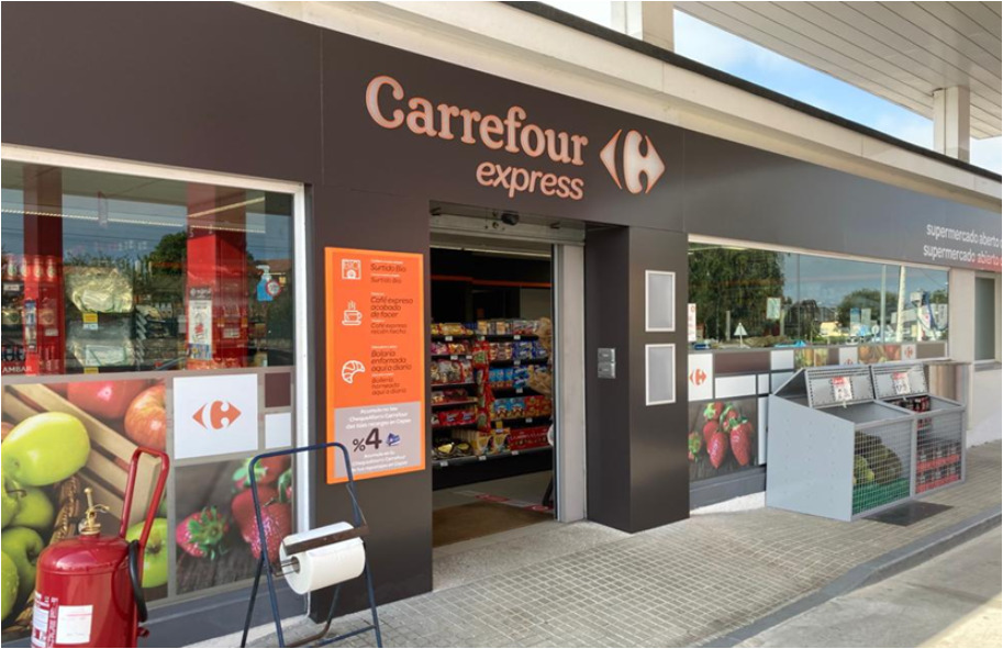 Carrefour Express en una estación de servicio de Cepsa en A Coruña