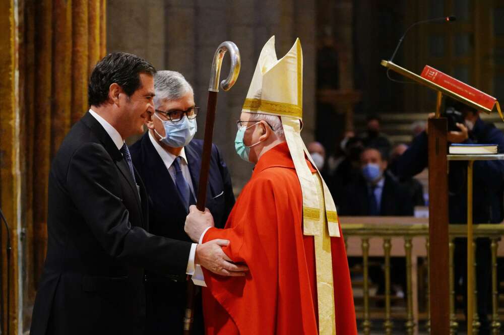 Garamendi en la Catedral de Santiago