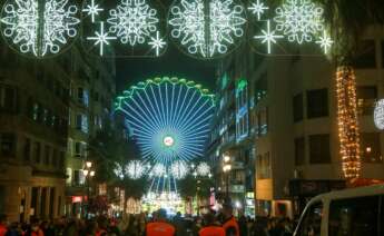 Encendido de las luces de Navidad en Vigo en el año 2011