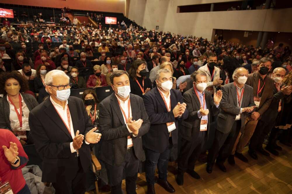 José Ramón Gómez Besteiro 'reaparece' públicamente en la vida política en el Congreso del PSdeG. Foto: Europa Press