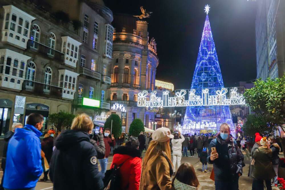 Ambiente en las calles y establecimientos de Vigo, a 27 de noviembre de 2021, en Vigo - Marta Vázquez Rodríguez