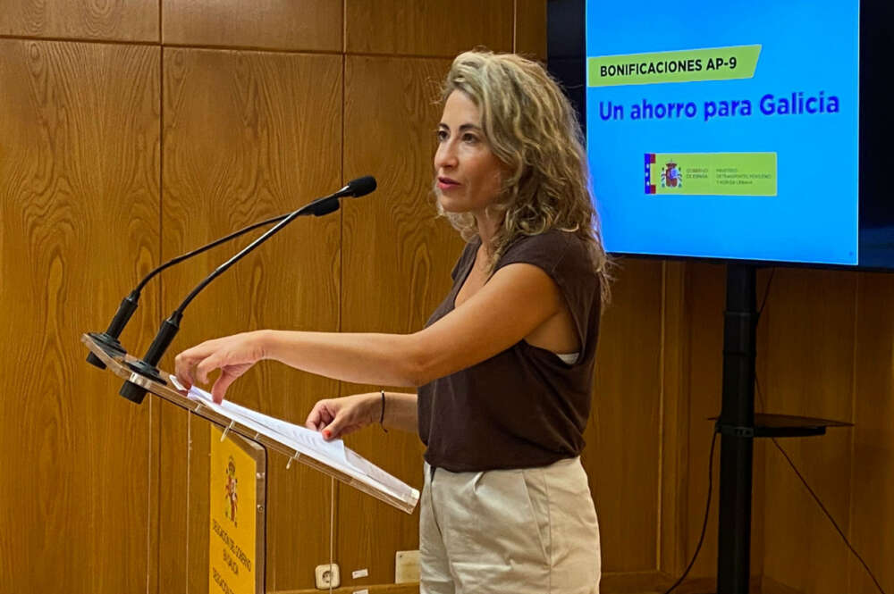 Raquel Sánchez, ministra de Transportes