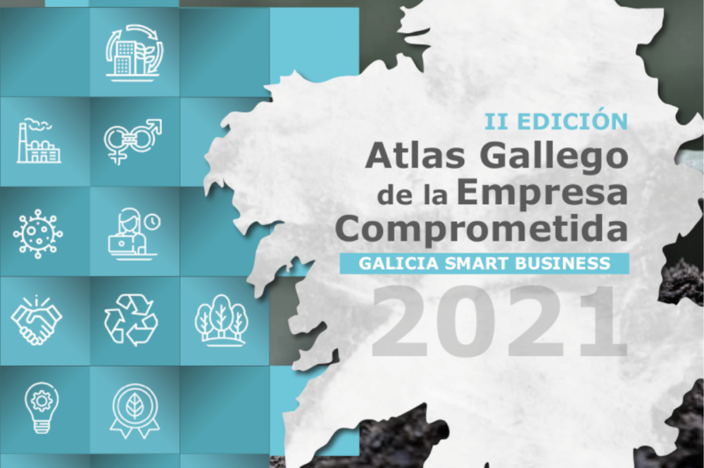 Portada de la segunda edición del Atlas Gallego de la Empresa Comprometida