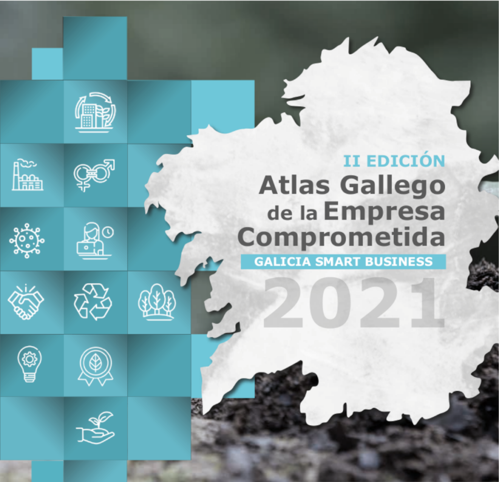 Portada de la segunda edición del Atlas Gallego de la Empresa Comprometida