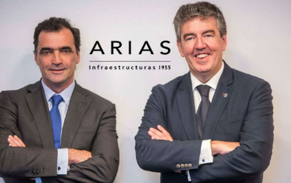 Mario Barcenilla (derecha) y Antonio Aranzadi, presidente y vicepresidente de Arias Infraestructuras / Arias Infraestructuras