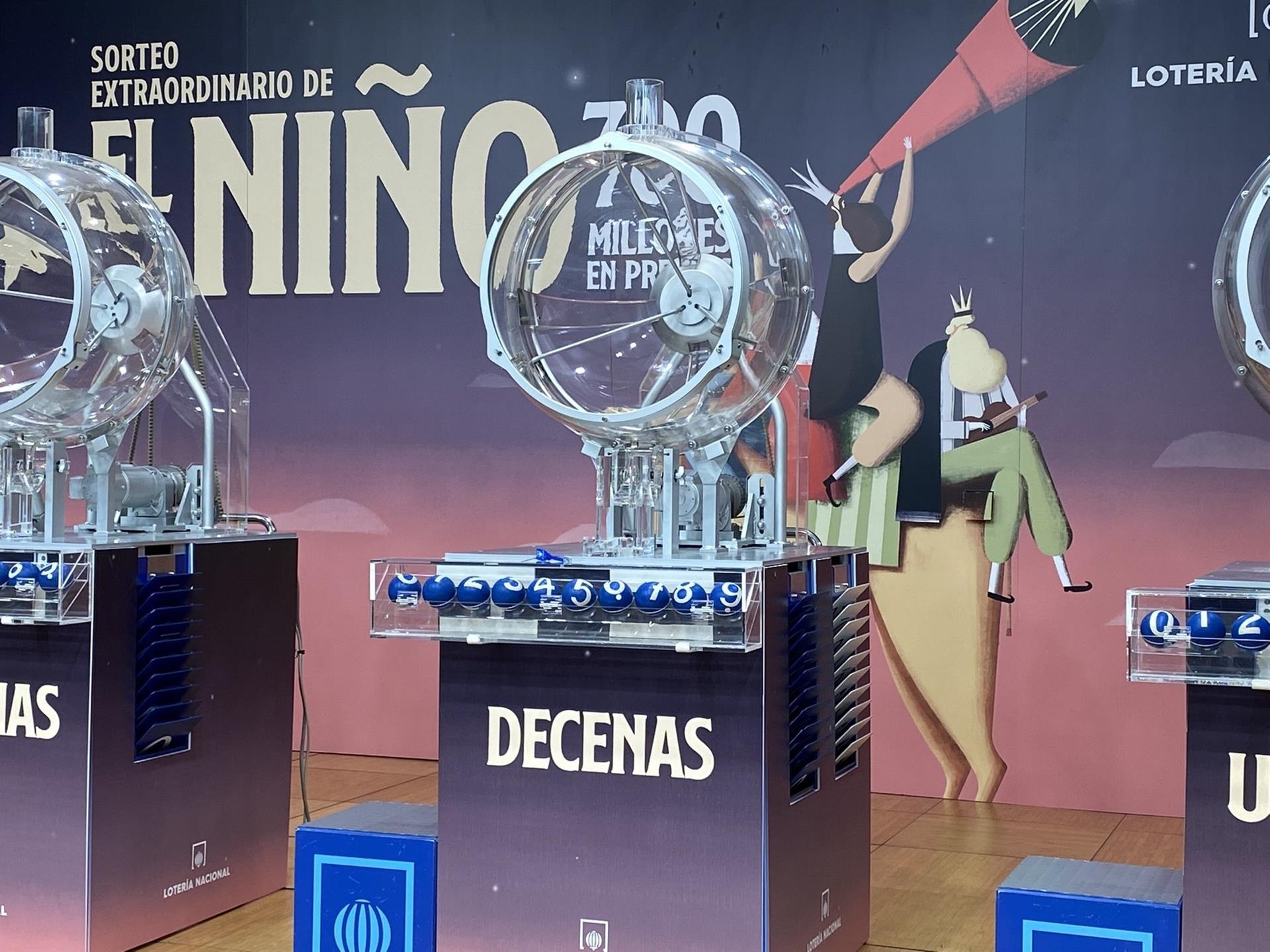 El sorteo del Niño reparte el segundo y tercer premio en las provincias de A Coruña y Pontevedra