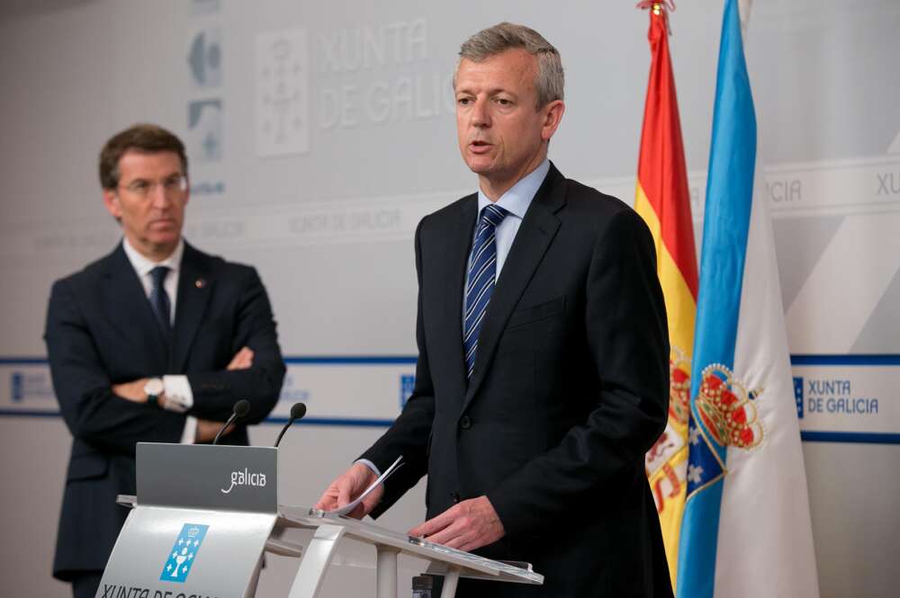 Alfonso Rueda, vicepresidente de la Xunta, y Alberto Núñez Feijóo / Xunta