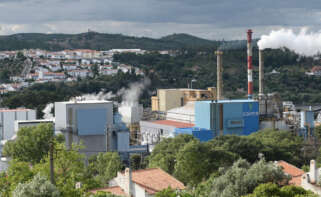 La fábrica de Caima, en Constancia, es la única del grupo Altri que produce pasta soluble