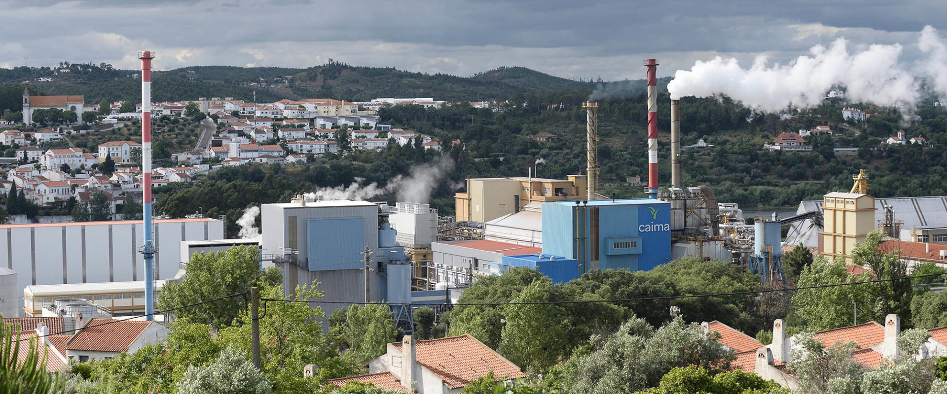 La fábrica de Caima, en Constancia, es la única del grupo Altri que produce pasta soluble