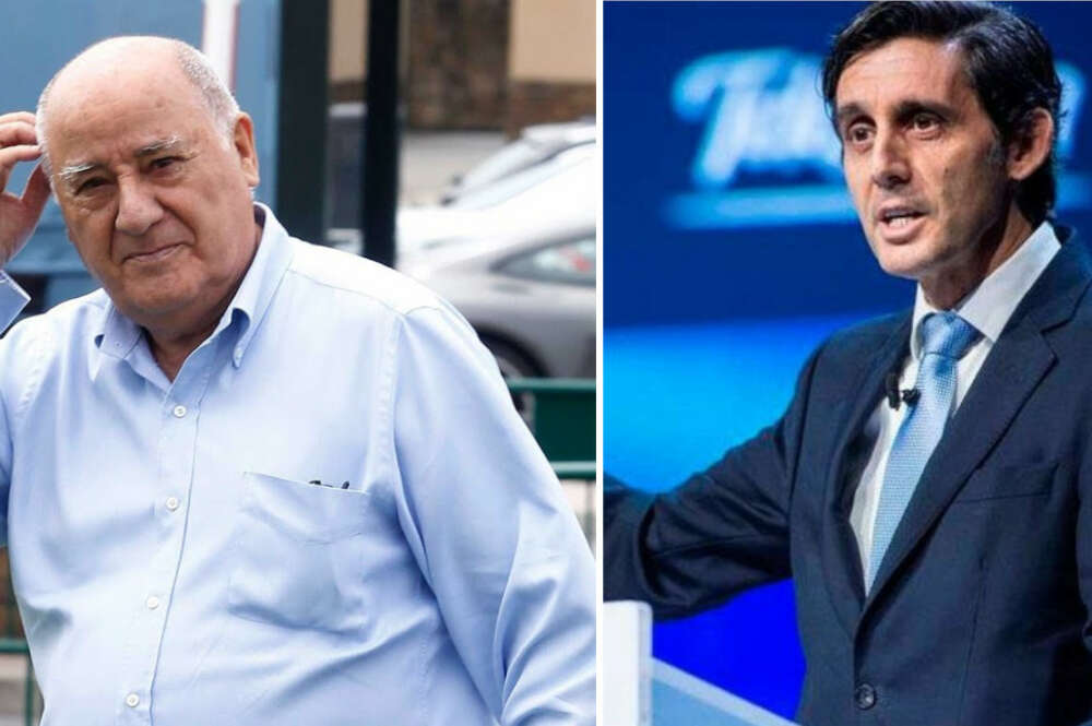 Amancio Ortega y José María Álvarez-Pallete, presidente ejecutivo de Telefónica