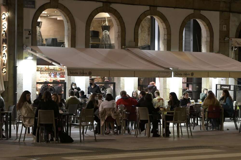 Imagen de una terraza en Galicia: Foto: Europa Press