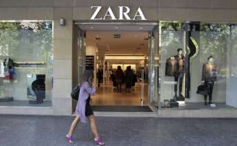 Imagen de archivo de un establecimiento de Zara. Foto: EFE