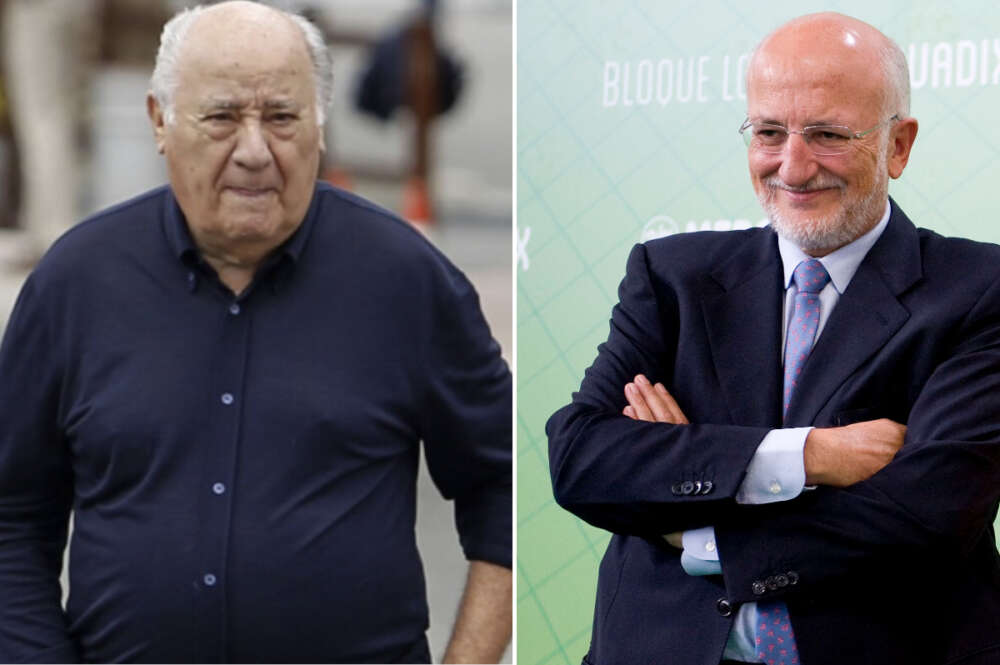 Amancio Ortega y Juan Roig, fundadores de Inditex y Mercadona