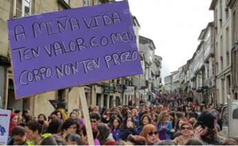 Manifestación del 8M en Santiago de Compostela