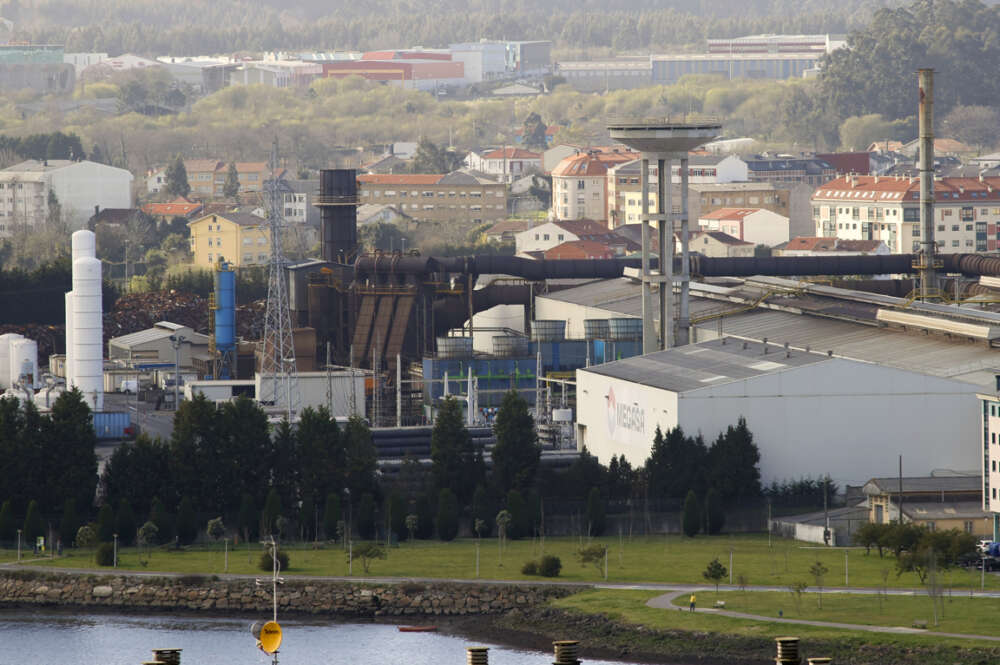 Imagen de la sede de Megasa, la primera siderúrgica de Galicia, en Narón. EFE