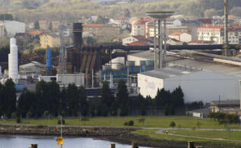 Imagen de la sede de Megasa, la primera siderúrgica de Galicia, en Narón. EFE