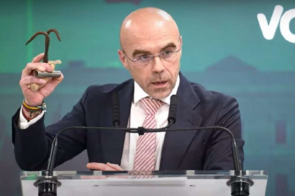 El portavoz de Vox, Jorge Buxadé, evita confrontar con Núñez Feijóo. Foto: Europa Press