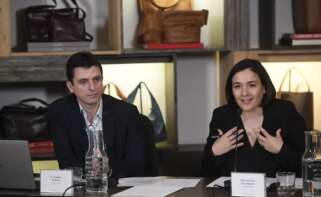Antonio Puente, consejero delegado de Adolfo Domínguez, y su presidenta, Adriana Domínguez. Punto GA-M. Riopa