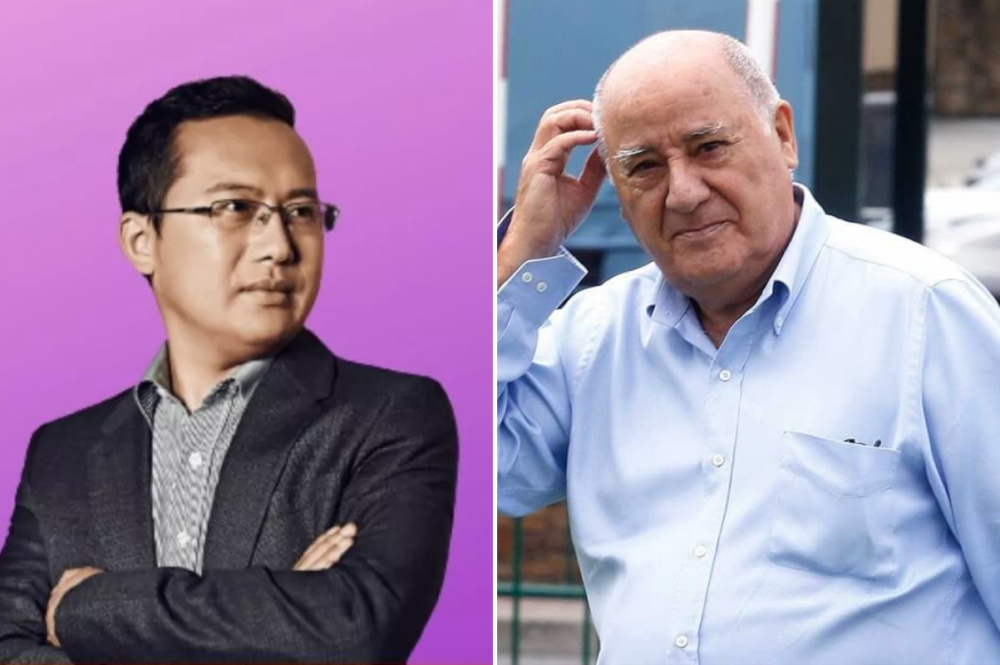 Chris Xu y Amancio Ortega, fundadores de Shein e Inditex