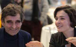 Adolfo Domínguez y su hija Adriana Domínguez, actual presidenta del grupo textil