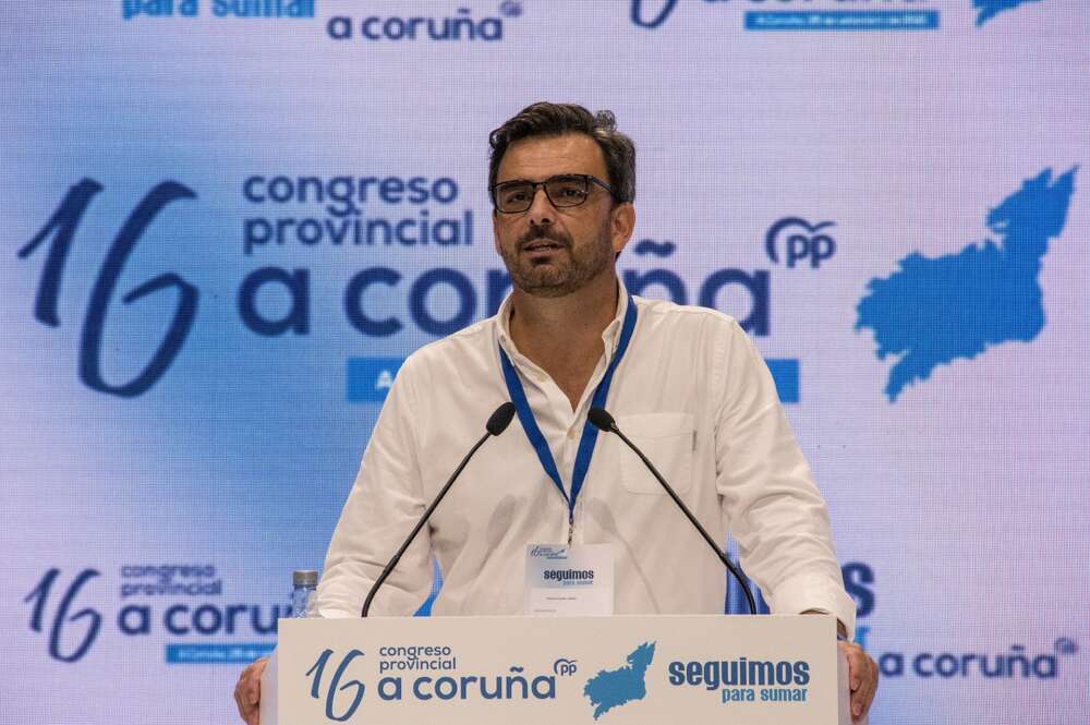 Diego Calvo, presidente del PP de A Coruña / EP