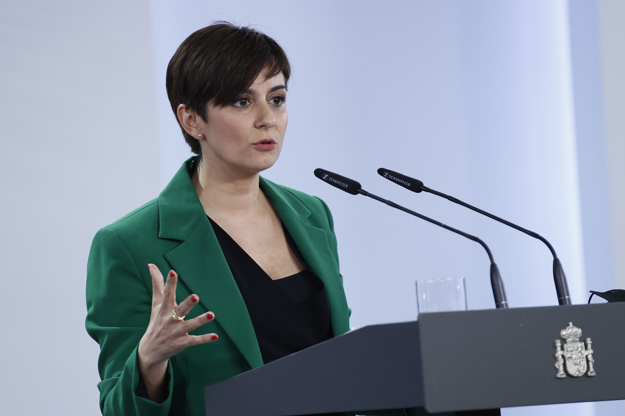 La ministra de Política Territorial y portavoz del Gobierno, Isabel Rodríguez. Foto: EFE