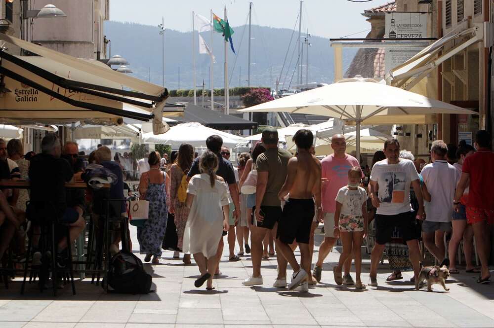 Imagen de la localidad turística de Sanxenxo el pasado verano. Foto de archivo: EFE
