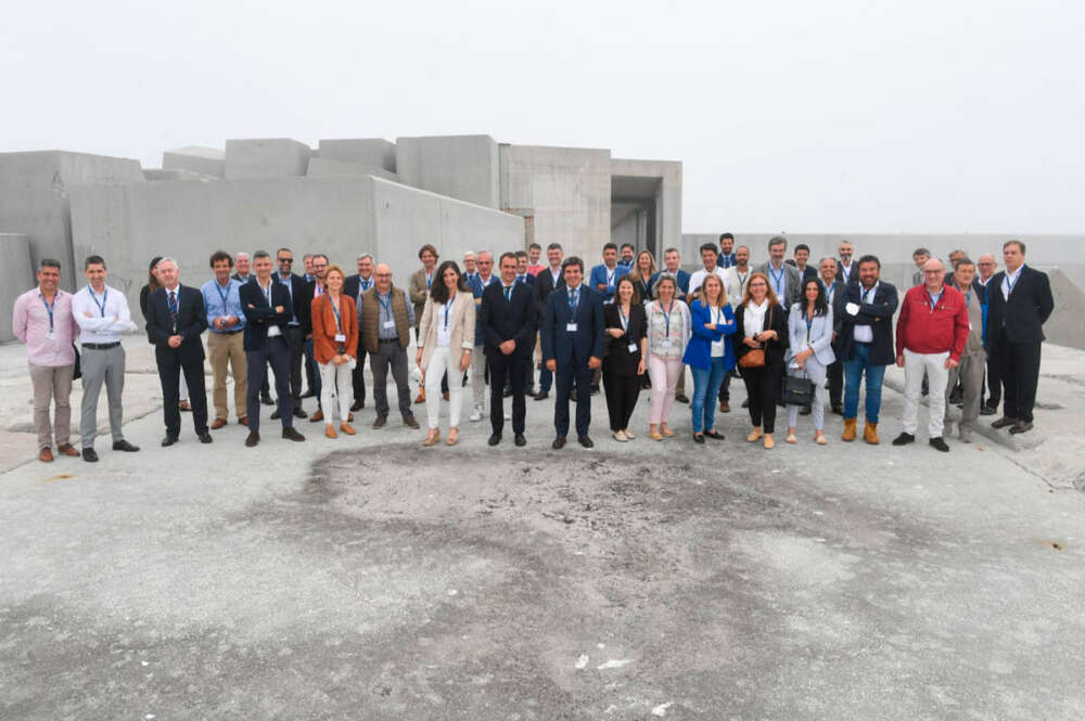 Asistentes al Foro de Clientes en el puerto de A Coruña