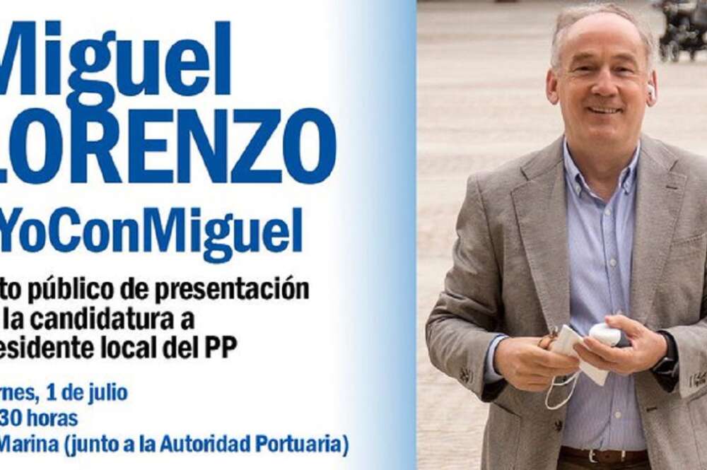 Miguel Lorenzo, senador del PP, oficializa su candidatura para optar a la Alcaldía de A Coruña