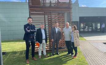 Conselleiro do Medio Rural en la visita a Finsa