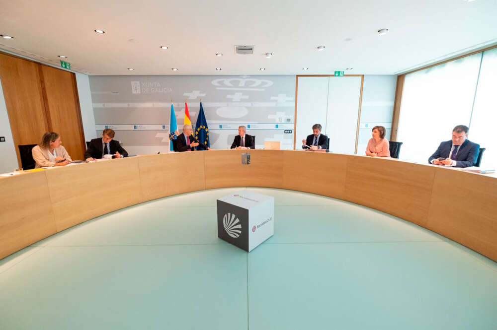 Consello de la Xunta en la aprobación de las Medallas Castelao 2022