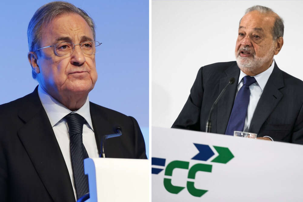 Florentino Pérez y Carlos Slim