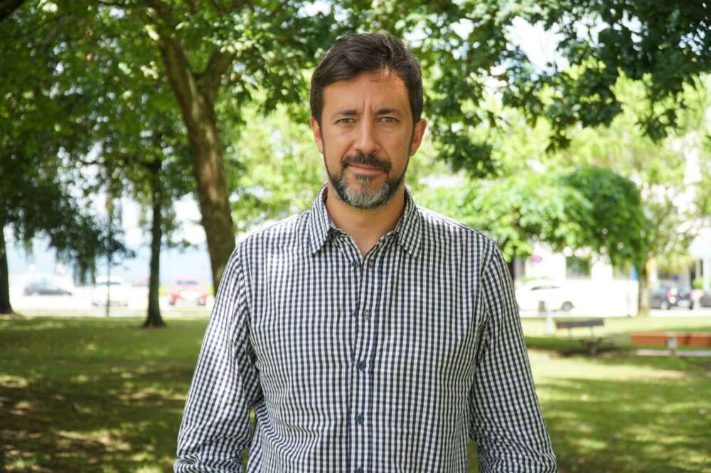El secretario xeral de Podemos Galicia, Antón Gómez-Reino
